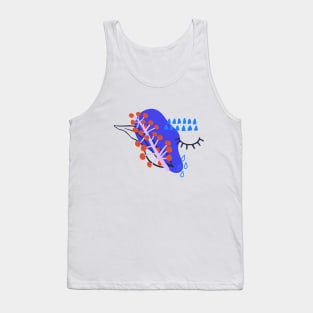 Abstract tropical print Tank Top